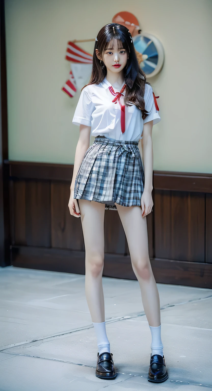 majicMIX Real、(Raw photography:1.2)、(photorealestic:1.4)、beautiful detailed girls、facial expression of smile、HAIR LOIRO、short-hair、show off panties、Show off your panties、pantyshot、highly detailed eyes and faces、Beautiful detailed eyes、Ultra detailded、alta resolução、highly details、beste Quality、masterspiece、、(Japanese girls' high school uniform))、illutst、highly details、((dinamic pose)))、(camels toe)、(half)、(Sitting on legs with bent knees))、preated skirt、blazers、Front view highest quality、Masterpiece、natural lightin、Daytime sunshine in summer、a 1 girl、独奏、20-year-old、Brown hair、Half Japan and Korean beauty、Models、a Pretty、Super beautiful、Clean brown eyes、Show panties、medium tits、Kojiri、Green golf course、A blue sky、Squatting on the green、front facing、White polo shirt、sun visor、Pink middle skirt、smile on face、Realistic background、Vast lawn、((camels toe))、