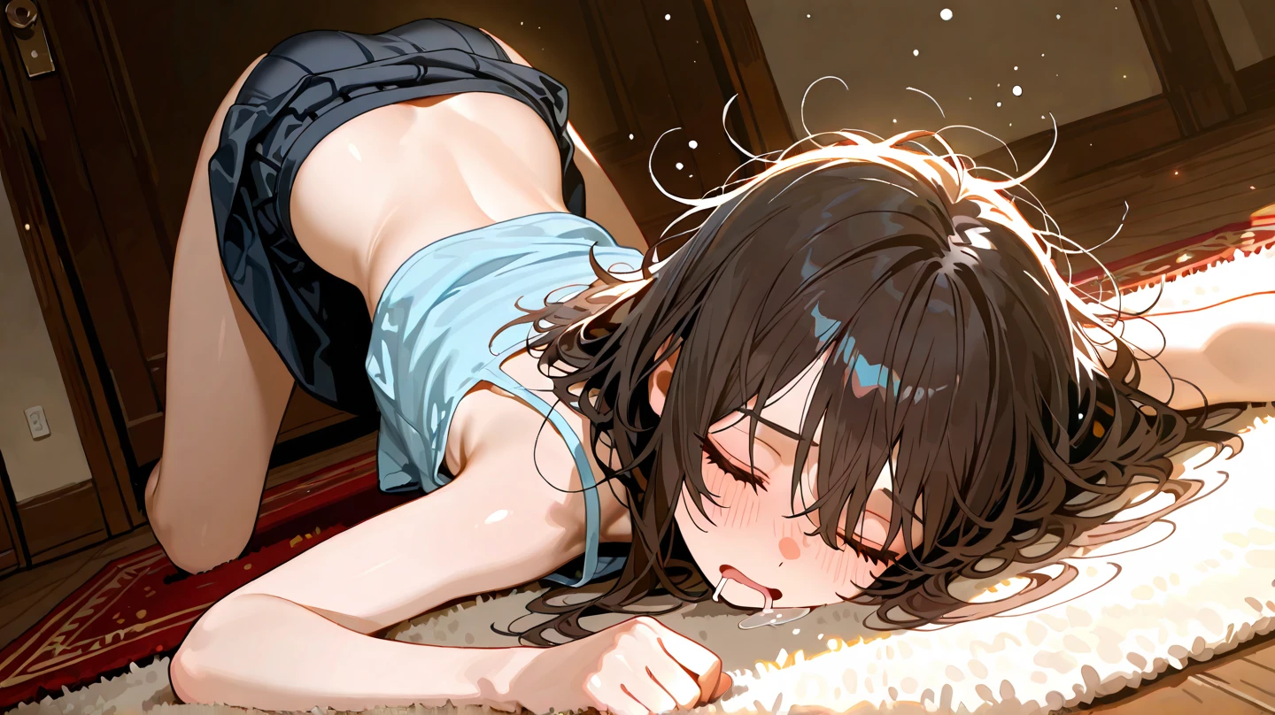 1girl, maekawa miku, brown hair bob cut, green eyes, fake cat ears, IDOL costume, (orgasm:1.2), open mouth, full-face blush, sweat, tegaki,
half closed eyes, on bed, POV, lying on back,bed, (((arched back))), (((leaning backward))), trembling, tongue out, groin NEG:eyes, blindfold, (motion blur, motion line, bouncing:1.2),
masterpiece, best quality, very aesthetic, absurdres, cinematic still, emotional, harmonious, vignette, highly detailed, high budget, bokeh, cinemascope, moody, epic, gorgeous, film grain, grainy