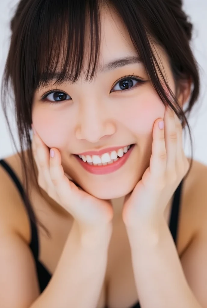 Extreme close-up portrait, beautiful girl with her love-struck - SeaArt AI