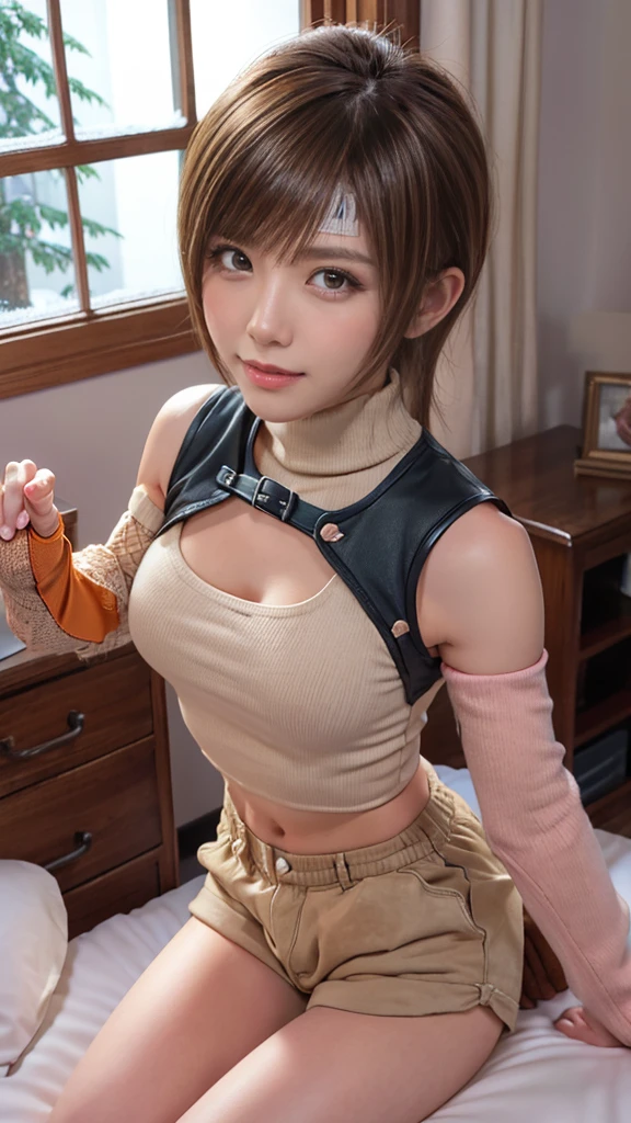 full body,a hot 12 year old girl in a sleeveless hoodie,red shorts, belt,torn thighhighs,cleavage,
brown boots, beautiful detailed eyes, animal ears, hood up, beautiful detailed lips, gloves, extremely detailed face, long eyelashes, photorealistic, high quality, highly detailed, 8k, masterpiece, realistic, studio lighting, natural lighting, lighting soft, warm colors, pastel colors, vibrant colors, in a Dungeon