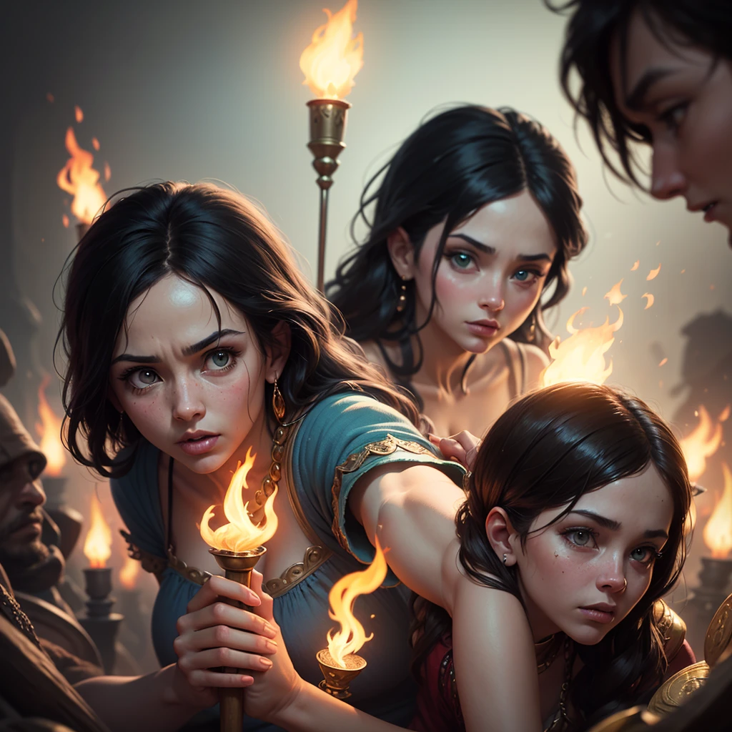 Os anjos da forja aparecem como gigantes feitos de ferro negro da terra, suas formas musculosas se iluminam com veios de magma incandescentes e seus olhos brilham como discos de bronze polido. Their voices are grave and resounding, como o rugido de uma fornalha. Quando se encontram em sua forma apocaliptica, These fallen ANJs are immune to extremes of temperature and pressure. They are able to manipulate hot embers like mortals play with ice cubes.