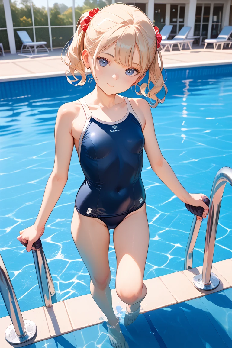 (best picture quality, 4K, high quality, masterpiece::1.2), ((masterpiece)), high detail, high quality, best picture quality, ((high quality, nsfw, female masturbation, crying badly, spread legs, squatting, arms behind head)), , shooting from below, cute round face, (early girl in a competition fancy swimsuit with pantyhose at poolside in the indoor pool), full body, loliond hair, pigtail, short height, medium breasts, bokeh, DOF, Portrait, open stance, (cute illustration:1.2), high-resolution, ultra-detailed, best-quality, (loafer), peeing