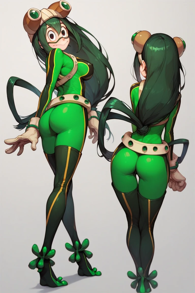 masterpiece:2, best quality:2, highly detailed:2, 8k, horror background, anime, 1girl\(20-year-old, ORC, grinning, evil, athletic:1.2, muscular:1.2, abs:1.2, long legs:1.4, curly red hair, big breasts, green stockings, green thigh boots with high heels, revealing clothes:1.2, slender waist, tight butts, beautiful face, red eyes, dynamic pose\), full-body image:1.2