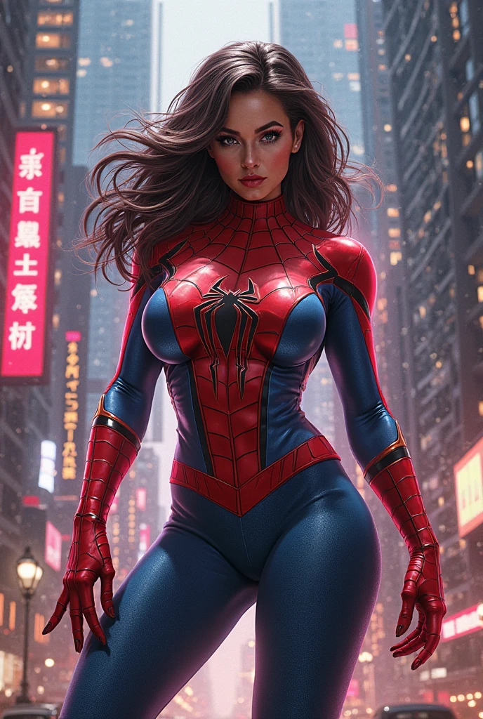 Jennifer Love Hewitt、マーベルコミックの映画Poster、so beautiful、Movies about Spider-Man、sexy、whole body、Wearing a skirt、Premiere Date、Poster、belly buttonを突き出す、new york、She's wearing a ripped Spiderman suit、The suit is torn、Wearing a skirt、Red and black color scheme、dynamic、masterpiece、Highest quality、Super detailed、Very detailed、Delicate and beautiful shine、Ultra-high resolution、Cinematic、break、breakドロップ、(Torn clothes:1.5)、(Wet clothes:1.4)、Bare shoulders、Real Rain、Wet Hair、belly button、Exposed Skin、sexyな肩を披露