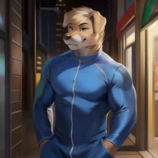 solo, male, brown fur, otter, chase hunter, brown goatee, topless, wearing a ( (light-blue shiny glossy leotard, one-piece low cut leotard), and a ( (purple glossy shiny tight ballet pants, pantyhose) ), inside a motel bedroom (bright-lit room), standing near a window, tent bulge (erection bulge), tired look, lustful smile expression, full-body view, sexy pin-up posing, camera view, by zackarry911, by zaush, detailed eye, detailed face