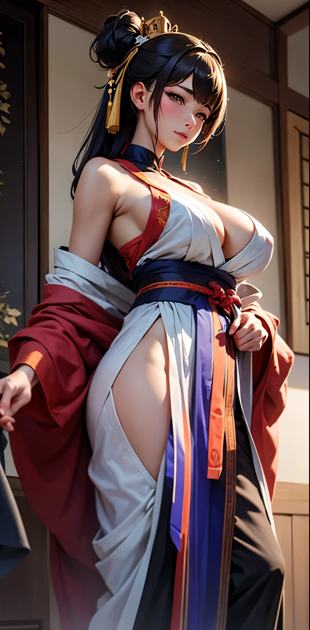 Black Hair　short　Red eyes　Small breasts　A blessing to this wonderful world！　Megumin　Erotic