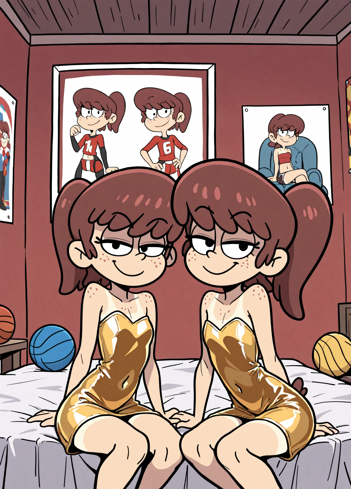 brown curly hair, Your brown eyes. beautiful crotch, ((naked)), ((NFSTW)))), perfectbody, Legs long, Waist slender, Buttocks, ultrafine makeup, legs spread apart, nsfw)), crotch exposed, big fit ass