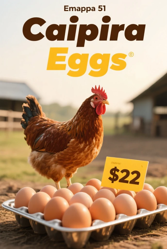 Create a flyer related to the sale of eggs that has as its title "We Accept Orders" and that he says that the supplier is called "Jedisan Farm"