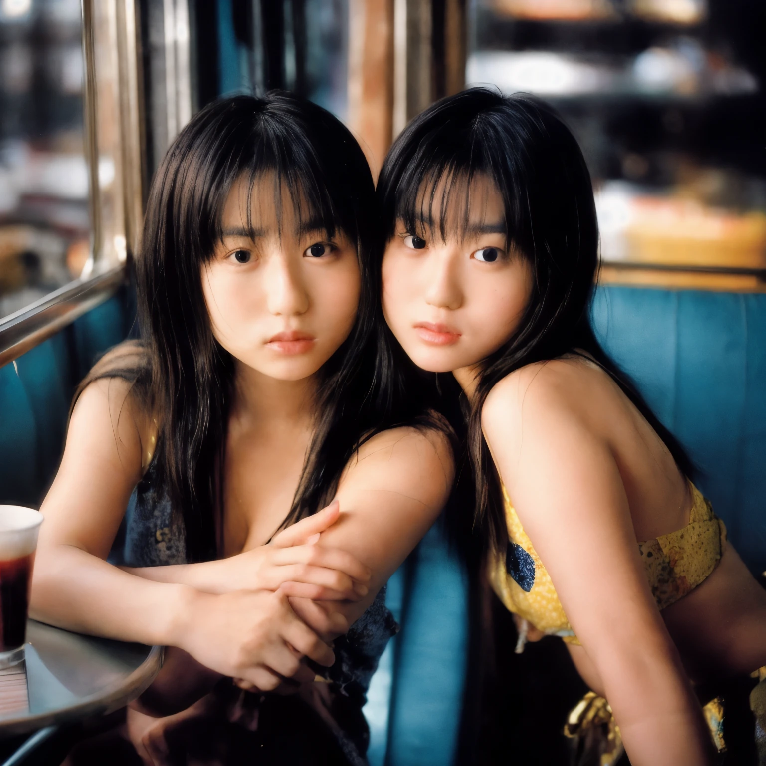 Identical twin sisters、Browsing Caution,