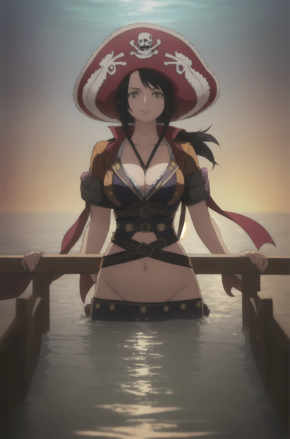 onepiece、Hancock、super detailed, One girl, 独奏、Muchimuchi、Large open legs
