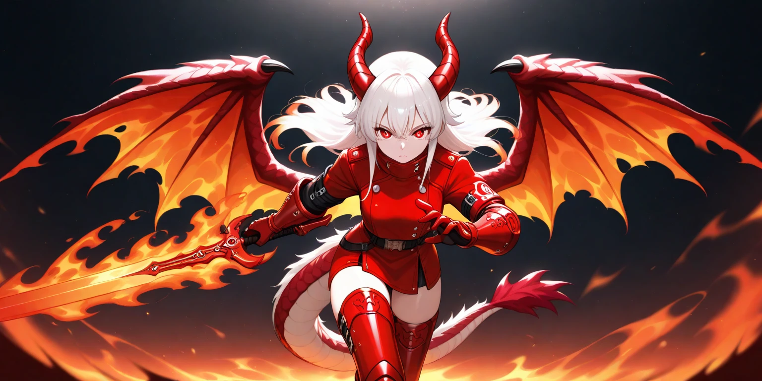 Official art, masutepiece, Sharp Focus,(masutepiece, side lights, Beautiful Eyes of Details: 1.2), 3D Face, Realistic, Perfect face, Absolute resolution, High resolution, Texture, (masutepiece: 1.5), (Best Quality), 8K, (Beautiful Face and Eyes in High Resolution), (girl with), (oni Girl, Bad girl, boysh: 1.5), (crimson red Skin, Colored skin, tatoo: 1.5), (fang, horns), Spiky ears, (shiny skin, Oiled skin, slender, large breasts:1.5), Evil smile, Open mouth, (Thick eyebrows: 1.3), thin hip, Bare legged,(black sclera eyes:1.3), (Silver rough short hair:1.5), (Midnight), (corruption, turn evil, attacking viewer action, hold down viewer:1.5), Detailed legs, Detailed sole, (cleverge, underboob:1.4), (crimson red skin:1.5)