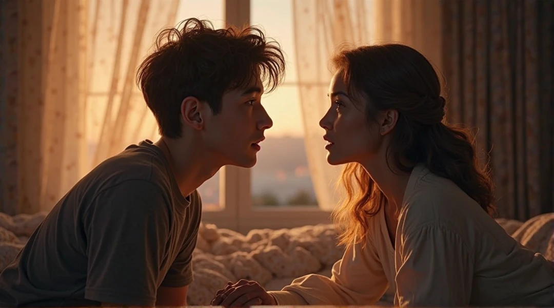 A young man and woman,Hold together,Very intimate。There is a saying in psychology that physiological liking is true liking。So what kind of expression is physiological love??It's both men and women.,As soon as we meet, I want to kiss each other,Hug,Hug,This kind of love is the most original and pure。