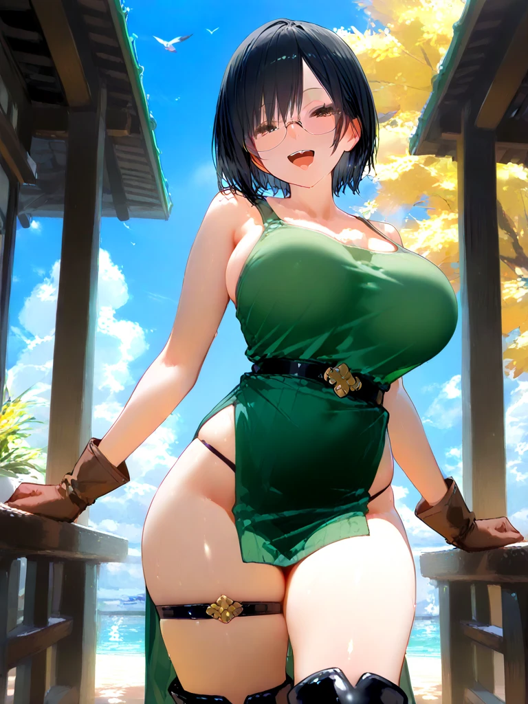 masterpiece, best quality, ultra-detailed, photorealistic, an extremely delicate and beautiful,
((Succulents:1.1) garden),
depth of field, professional lighting, (a potted (succulent plant:1.1)) with goddess, fully clothed, huge breasts, cleavage, full body shot, giga_busty