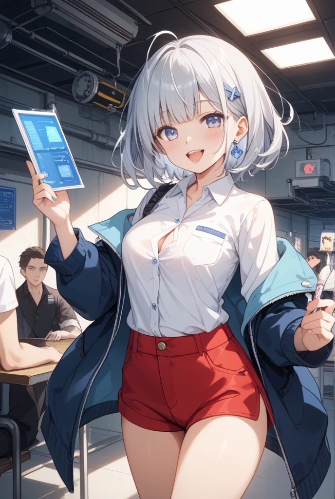 ((master part)), ((best quality)), (ultra-detalhado), ((kawaii)), (fofo), (Lovely), ((sexy)), (Foi), ((extremamente detalhado)), 4k, (8k), best quality, (Beautiful), illustration, estilo anime, Pintura, Dynamic angle, cowboy shot, (masturbation:1.2), (de curinga:1.4), contorno pesado, Contornos claros, gradation, (foco de corpo inteiro), Sala de aula da escola, (Noite), menina bonito,1girl em, sozinho, Uniforme escolar, Cute random colored eyes, ((Olhos bonitos)), Pele levemente cor de trigo, random hair style, Glutes, (mama grande), glasses, bowtie, (Sorriso:1.2), sorriso, (corar:1.5), efeito espumante, Reflexo da lente, brilhante-cintilante, Brilhando