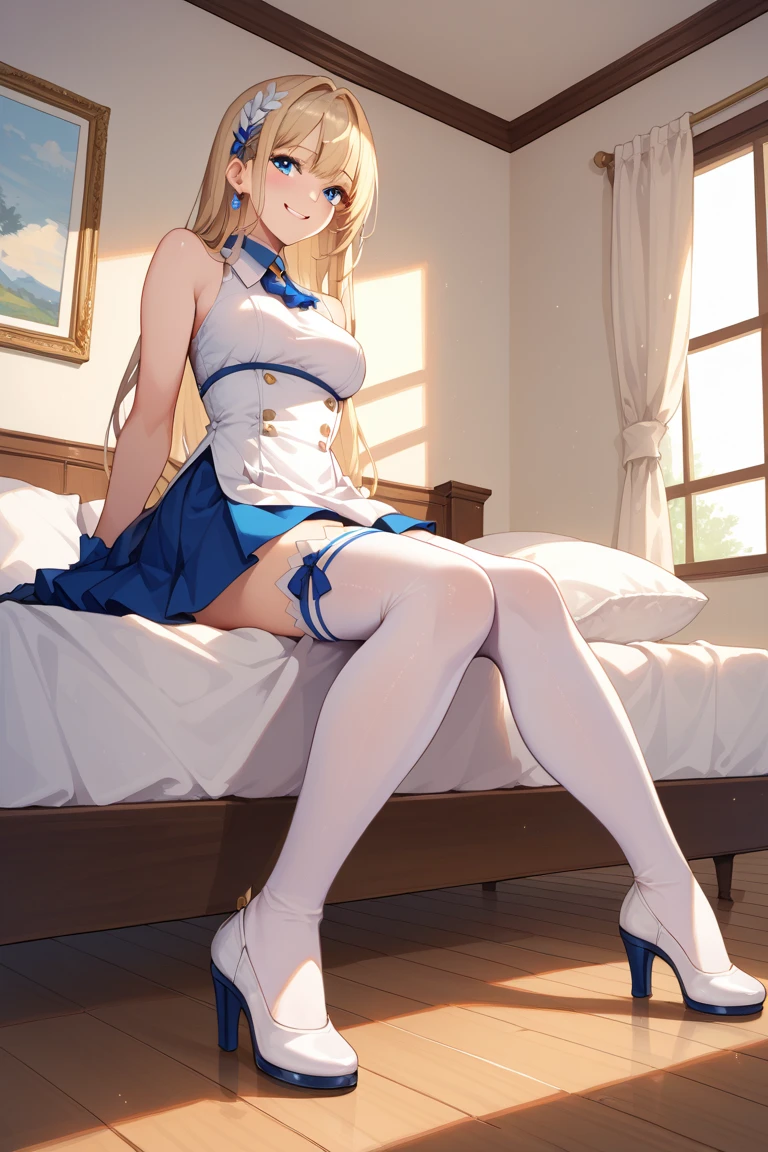 ((masterpiece)), Highest quality, Very detailed,(一people女の子),Yuki Asuna、Yuki Asuna (Stay), Bare shoulders, chest当て, armor, Removable sleeves, gloves, white gloves, Wedding dress, White Dress, garter belt、stockings、White stiletto heels、 Long Hair,Beautiful background ,clothing, chest, Bent body,Lie in, Look to the side, Worried face, Drunk look, Hot body、Sweaty、Spread your legs, (手でchestを揉みながら指で乳首を弄る), (Playing with female genitals with fingers), (((I'm being cuckolded))),Let&#39;s take a quick look here,  break 中年の小太りで髭の生えた黒people男性１people、(((黒people男性 and Sexuality))), (((Standing with legs apart, hug, put in, Sex with a dark-skinned man, penis、Intense piston movement))), Man looking at the viewer, Browsing Caution, break (((Trembling Body:1.5))), (((Ecstasy))), (((Squirting climax))), (((Intense joy))), (((orgasm))), (Torogao), ((Ahegao)), (((that&#39;In the midst of chaos))), (((A kiss that entwines tongues))) (((Drooling))), (((She arches her throat and climaxes.:1.5))), (((A large amount of semen is poured into the body, Especially the groin.、Bukkake:1.3))), (((Vaginal ejaculation))), break 都内の高級ホテルの一室, On a bed with white sheets,