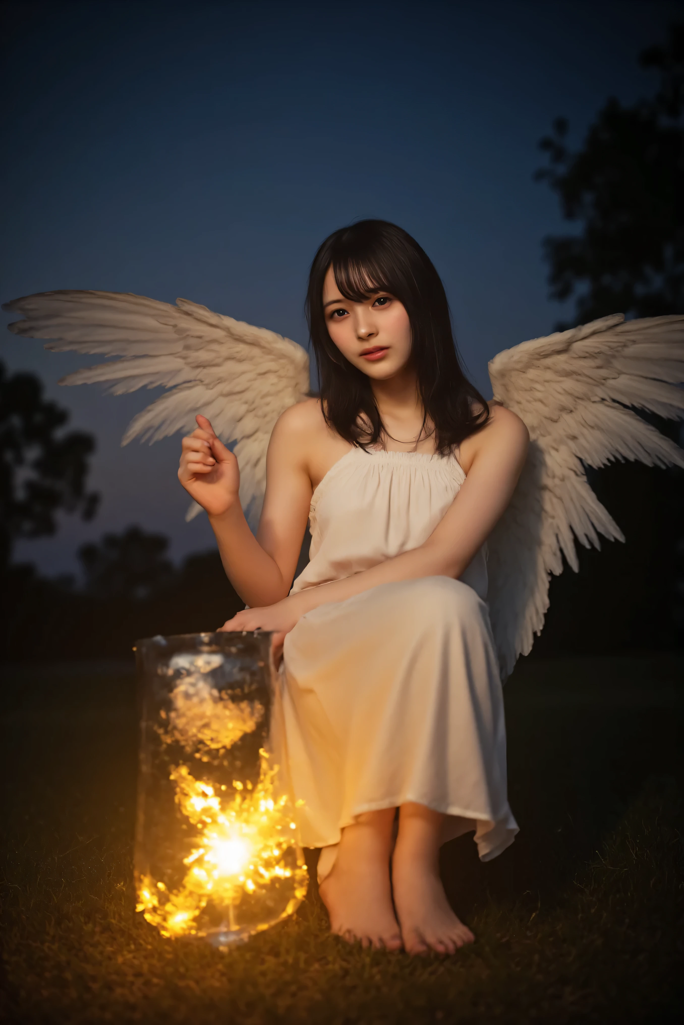 Angel's Smile yellow firefly Intense Flash