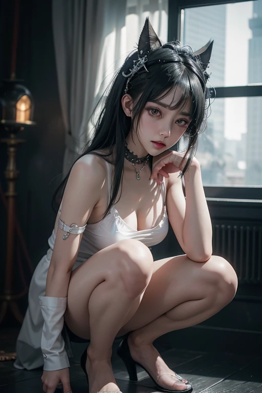 (Best image quality、highest quality、Highest Resolution、Ultra-realistic photos、Full body photo、masterpiece、16ｋ、）One Girl、Beautiful Face、5m long black hair、White underwear or naked、Open sea、Sexy, long hair、The longest hair in the world、A lot of long hair flowing down at my feet、Well-groomed black hair、Very large amounts of hair、Super long black hair that accentuates feminine sexiness、My hair smells like roses、Silky black hair that flows from her shoulders to the floor、My long hair is my biggest charm point.、The brilliance of my long hair overwhelms many people.、Women all over the world envy my long, beautiful hair.、Long hair that seems to reach the sky、World Long Hair Contest Winner、My long hair is all over the room.、Prostrating on the floor、I feel ecstasy、