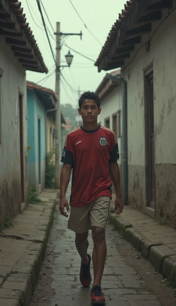 The new young promise of Costa Rican soccer playing in the streets of his neighborhood