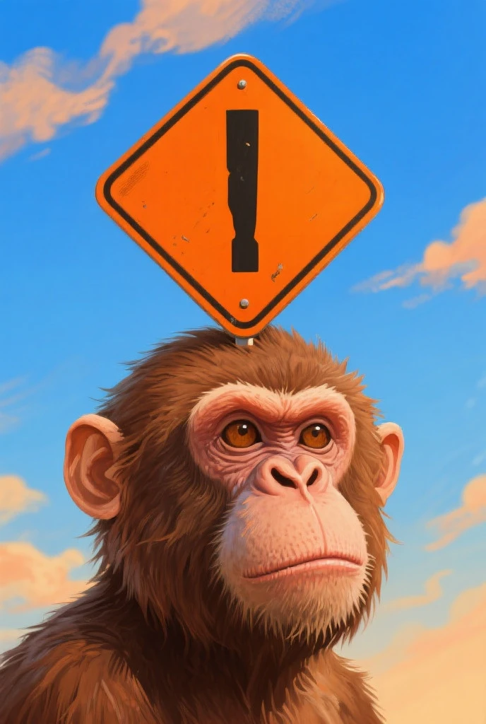 <lora:Clerks_The_Animated_Series:1> score_9, score_8 or higher, Monkey smoking cigarette, front of store