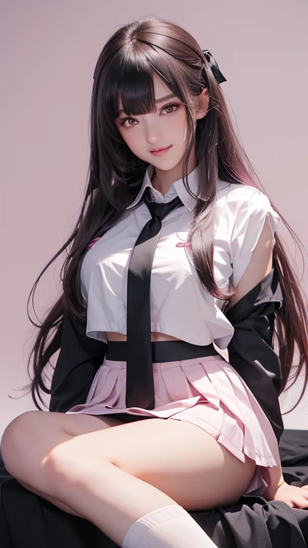 best quality person，master piece，ultimate resolution，Fluffy，very colorful，mature pretty woman，（JK uniform），neck bow tie，plaid skirt，（beauty&#39;s severed head），normal posture，red lip，（kneeling pose），Shackles，Behead，collar，handcuffs，anklet，（jane shoes with white stockings，normal posture