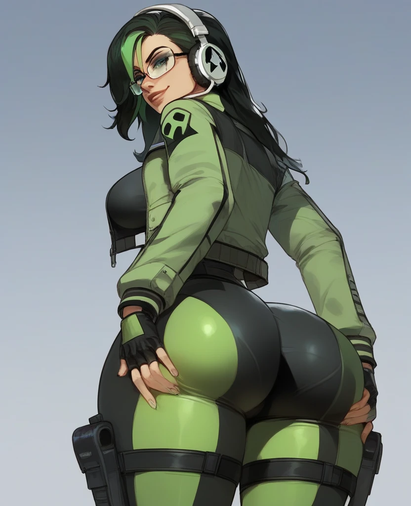Chica punk motociclista,rebel position, Cara de mujer, piel blanca rosada con pecas, ojos grandes y rasgados color verde, lined eyes and makeup eyelids, small-nose, labios gruesos color rojo, mejillas delgadas con hoyos, large cheekbones, defined chin with chin dimple, cabello corto color blanco, con casco negro con picos, slim and very athletic build, caderas anchas, piernas largas, tight and ripped black leather pants, mallas negras en las piernas, botas negras grandes con picos, chaqueta de cuero roja, gargantilla, robotic arm, escenario de carretera en el desierto con cactus