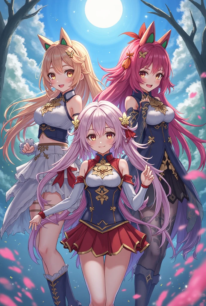 BREAK Perfect Anatomy、(High resolution:1.2)、Incredible illustrations、(Cute illustrations:1.2)、()(cinematic angle,) (Beautiful background,aircraft carrier flight deck)7girl((Daikokuten,Bishamonten,Ebisuten,Shou Lao Ren,Fulu Shou,Benzaiten,Budai-zun),magical girl costume)