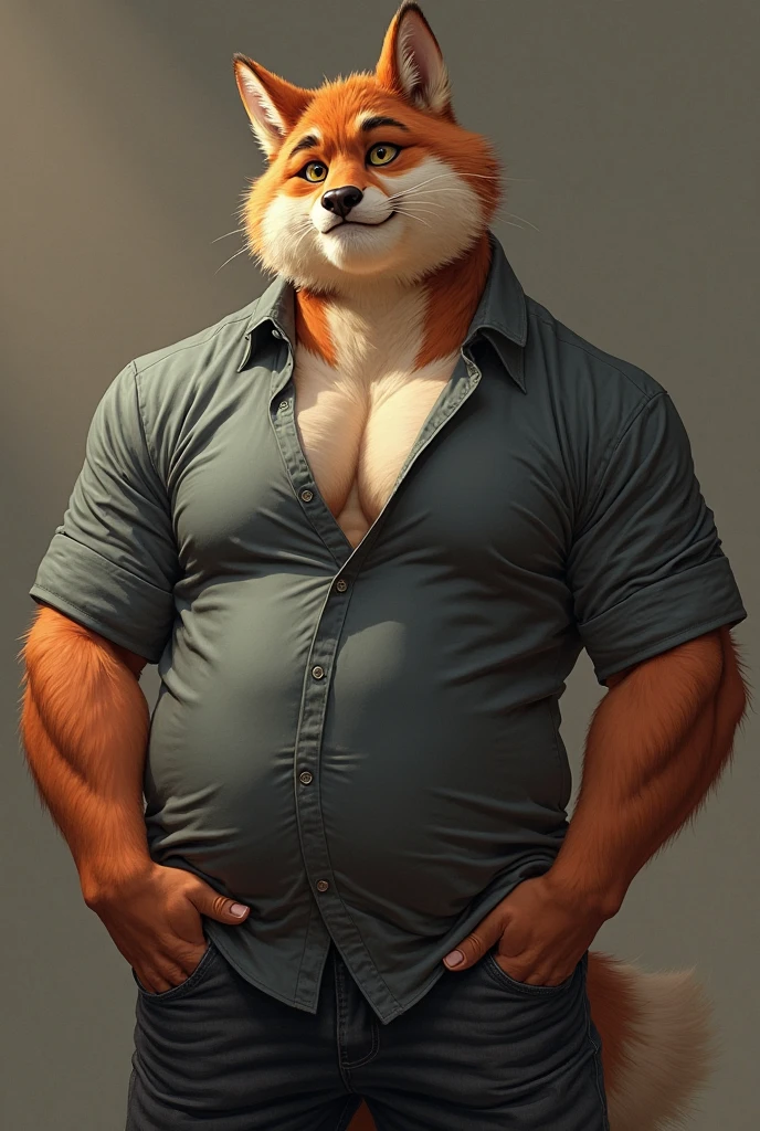 single person, musculature, orange body, orange belly, sit sideways at the window, look out the window, black panties, wolf ears, wolf tail, side face, crotch bulge, marked penis