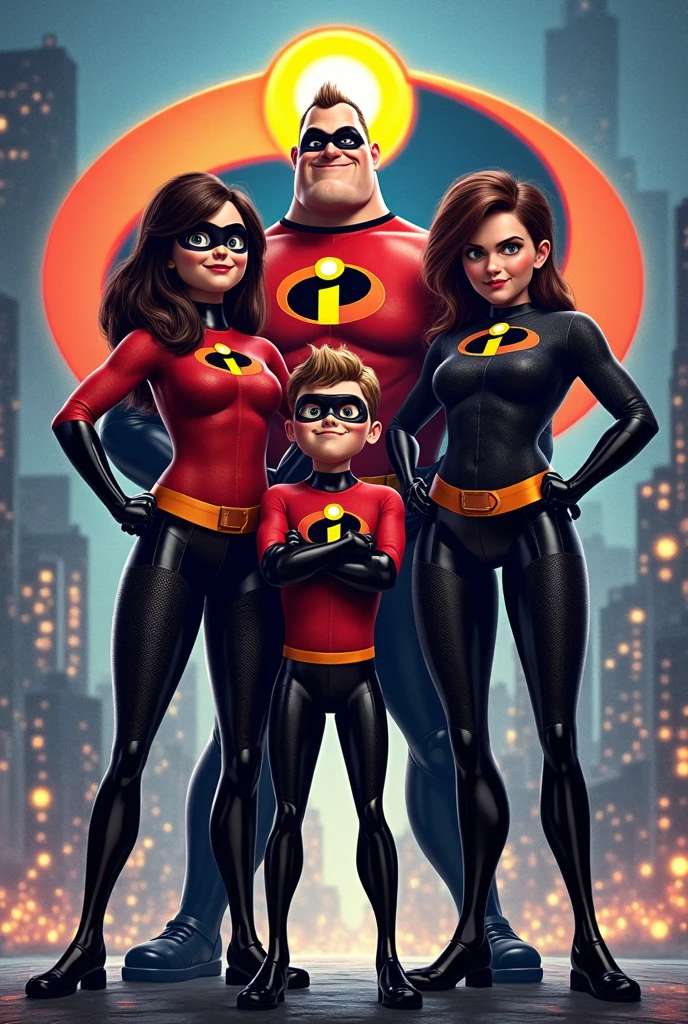 elastigirl jack jack and violet in action