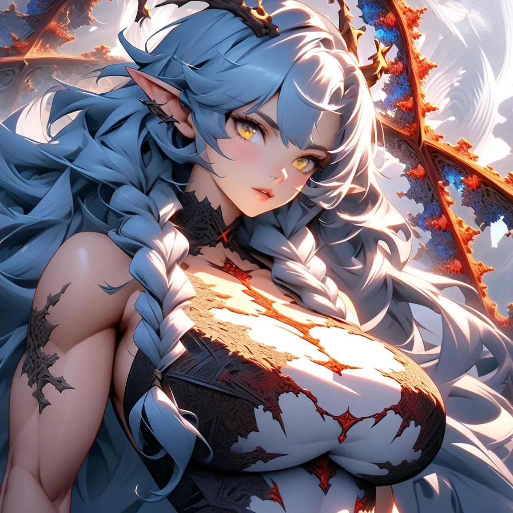 (best quality,4k,8k,highres,masterpiece:1.2),ultra-detailed,(realistic,photorealistic,photo-realistic:1.37), madness, magic, beautiful magic, fire mage, ice mage, (ice and flame), (very beautiful fantasy background, fantasy clothes), portraits, vivid colors, intense lighting, brush strokes, ethereal atmosphere, spellbinding, enchanting scenery, mesmerizing expressions, whimsical, mystical, intricate details, dynamic poses, captivating moments, flowing robes, flickering flames, crystalline ice, mythical creatures, surreal landscapes, otherworldly, magical elements, bewitching beauty, ethereal glow, transcendent, harmonic color palette. (Obscene lines), ((red glow crotch tattoo)), inmon, womb tattoo, succub tattoo, (tiara), jewelry, corrupted princess