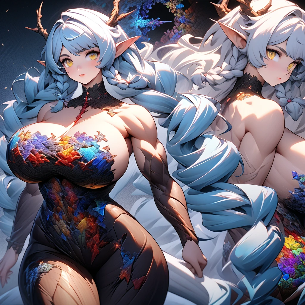 (Private 4K)、(High resolution:1.2)、(High freshness:1.2)、、(Whole Body Ezbian:1.2)、(Two Women:1.6)、((Women with exaggerated large physiques))、(Super huge breasts at full power:1.8)、abnormally developed muscles,,Barefoot woman, , Big arms、(Huge muscles:1.4)、(Dynamic pose:1.2)、(A woman spreading her legs wide open:1.6)、(Naked Women:1.6)、