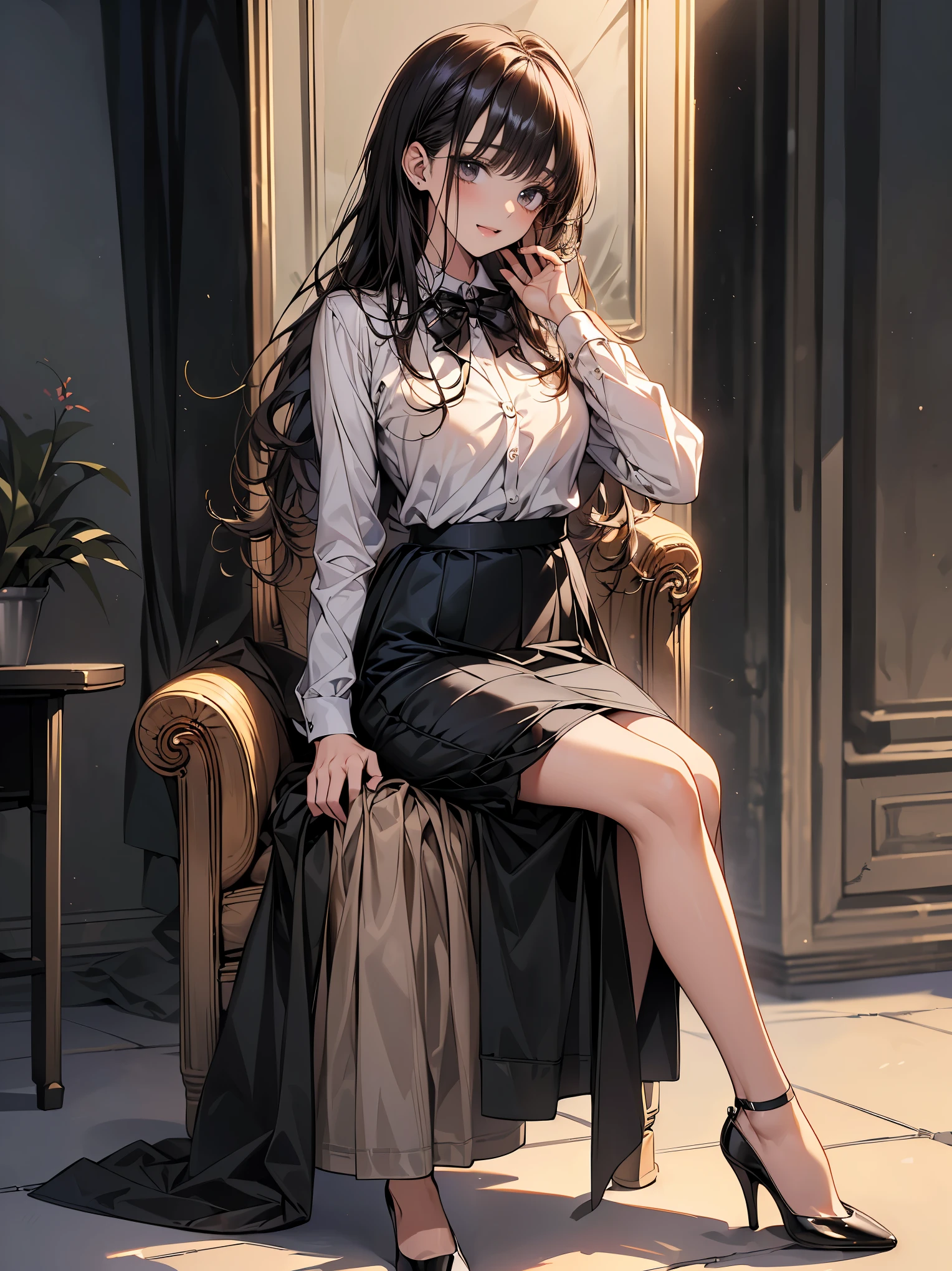 (masterpiece), (best quality), (ultra-detailed), (best illustration), (best shadow), (absurdres), Female, 25 years old, looking at viewer, Nose Blush, steam, nsfw, light smile,
