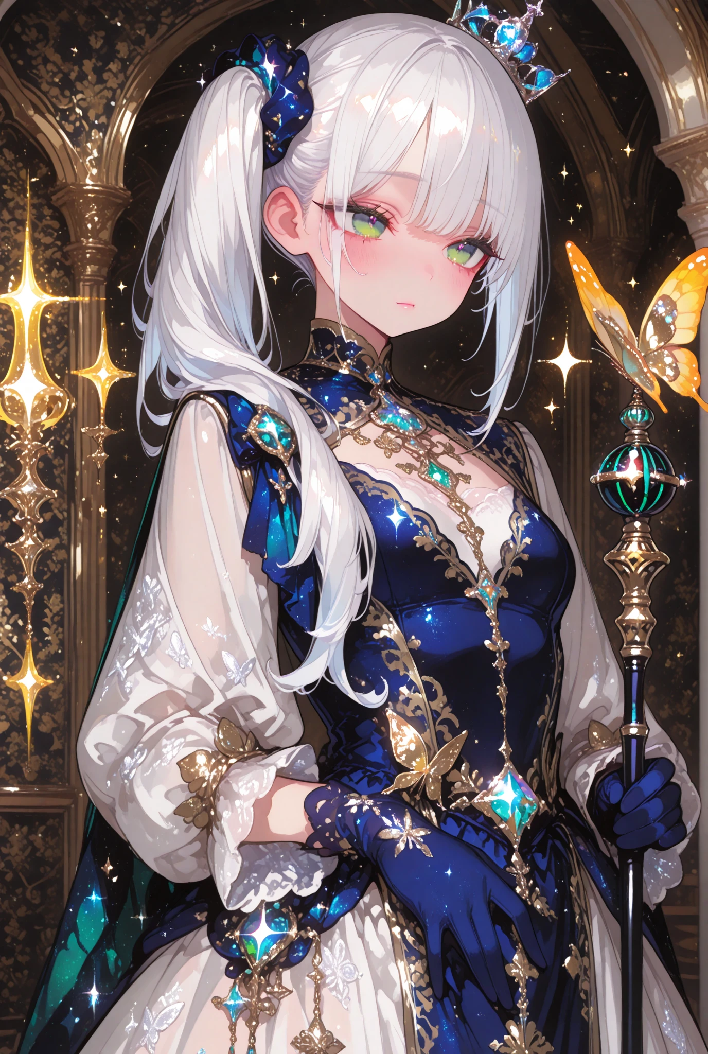 ((Best masterpiece, Perfect quality, Ultra detailed)), A human female, Fantasy, Simple costume, Non-decorated clothes, Citizen
