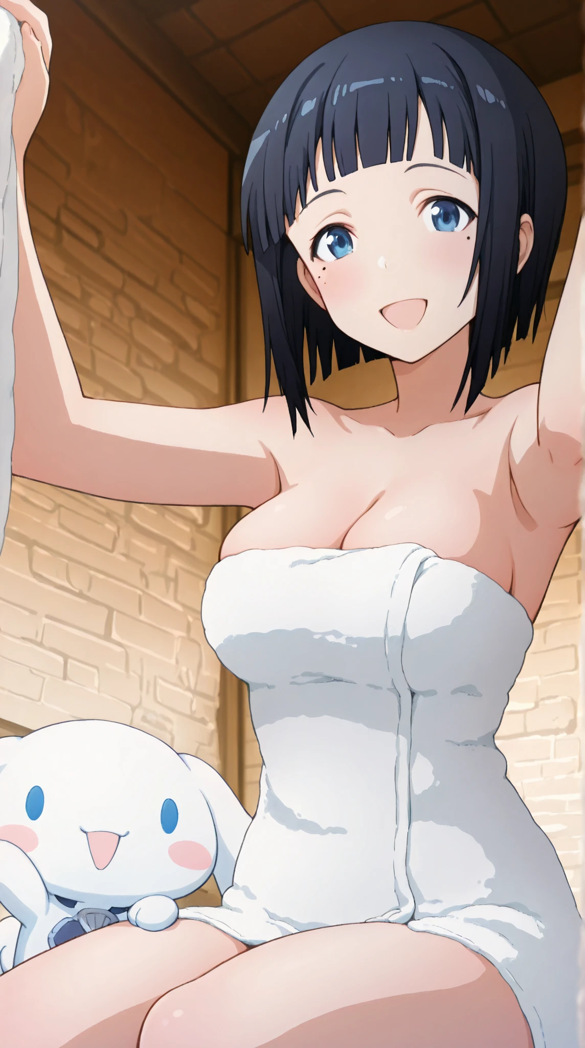 1 boy, a boy is grabbing girl’s breasts from behind、In a haunted house、Shuten Doji、ghost、Tengu、Both eyes open、hardcore、Nipples、futon、tatami、Get raped by an old man、fellatio、Big dick、Pussy、Covered in semen、Girl、Girl、Short、Younger、Lower school year、Baby Face、Big Breasts、dynamic angle、masterpiece、best quality、ultra-detail、night、Crying face waiting for the start