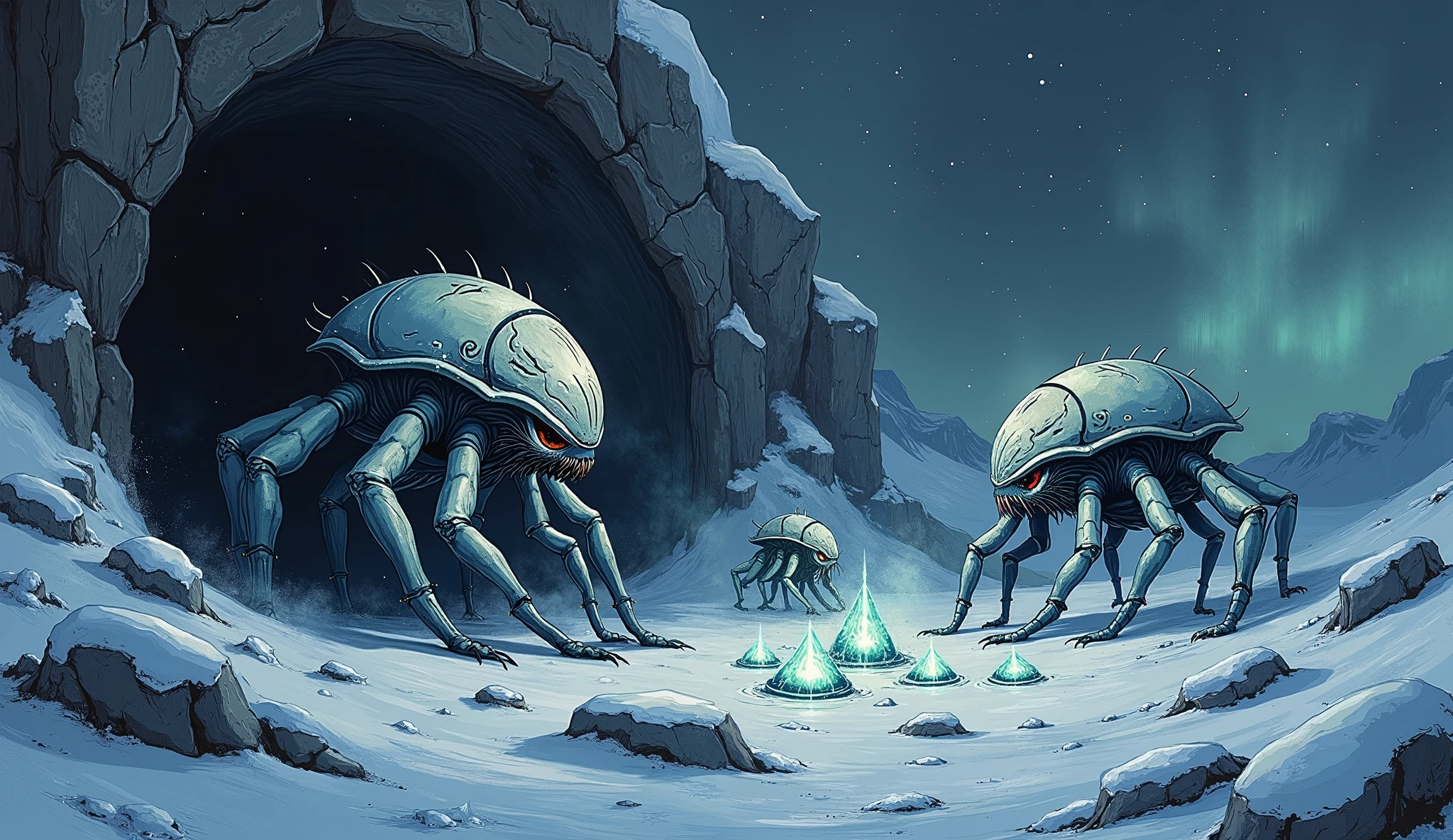 10girls (cocoon:1.2), bound, restrained, silk, cocoon, spider web, masterpiece, best quality, highly detailed, spider, cave, suspension,,, attacked by large spiders, cave covered in webs, submerged in slime