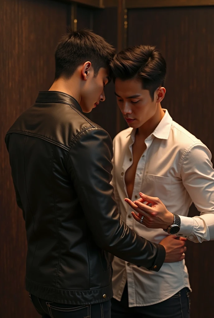 ((masterpiece)),((best quality)),8K,High Detail,Very detailed, very manly,2 men, love,Fashion pose, Real skin texture, light,
Royal blue style couple