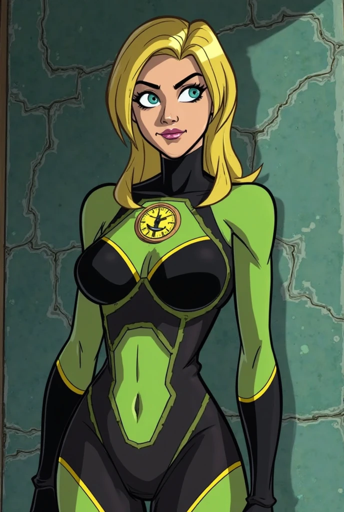 masterpiece, best quality, debra whitman ponytail <lora:Debra Whitman_v1:0.8>, rogue classic costume, cityscape background <lora:Rogue Classic Costume_v1:1>