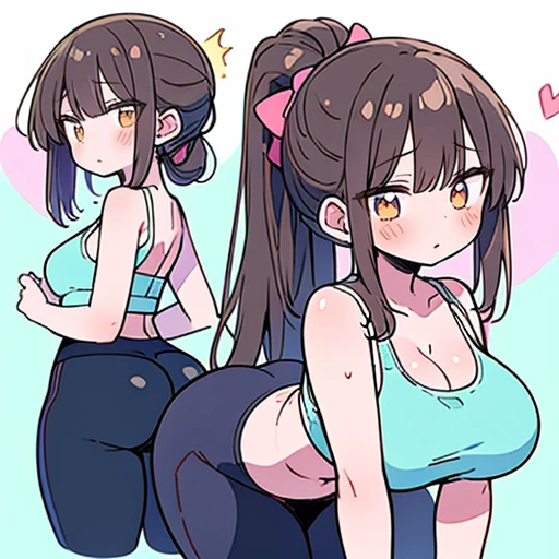 a few cartoon images of the same female character that i'm not sure what this is, a young girl touching her stomach and her breasts, a collection of sketches of several women, two pages show a woman in underwear next to another girl wearing a thongy panties