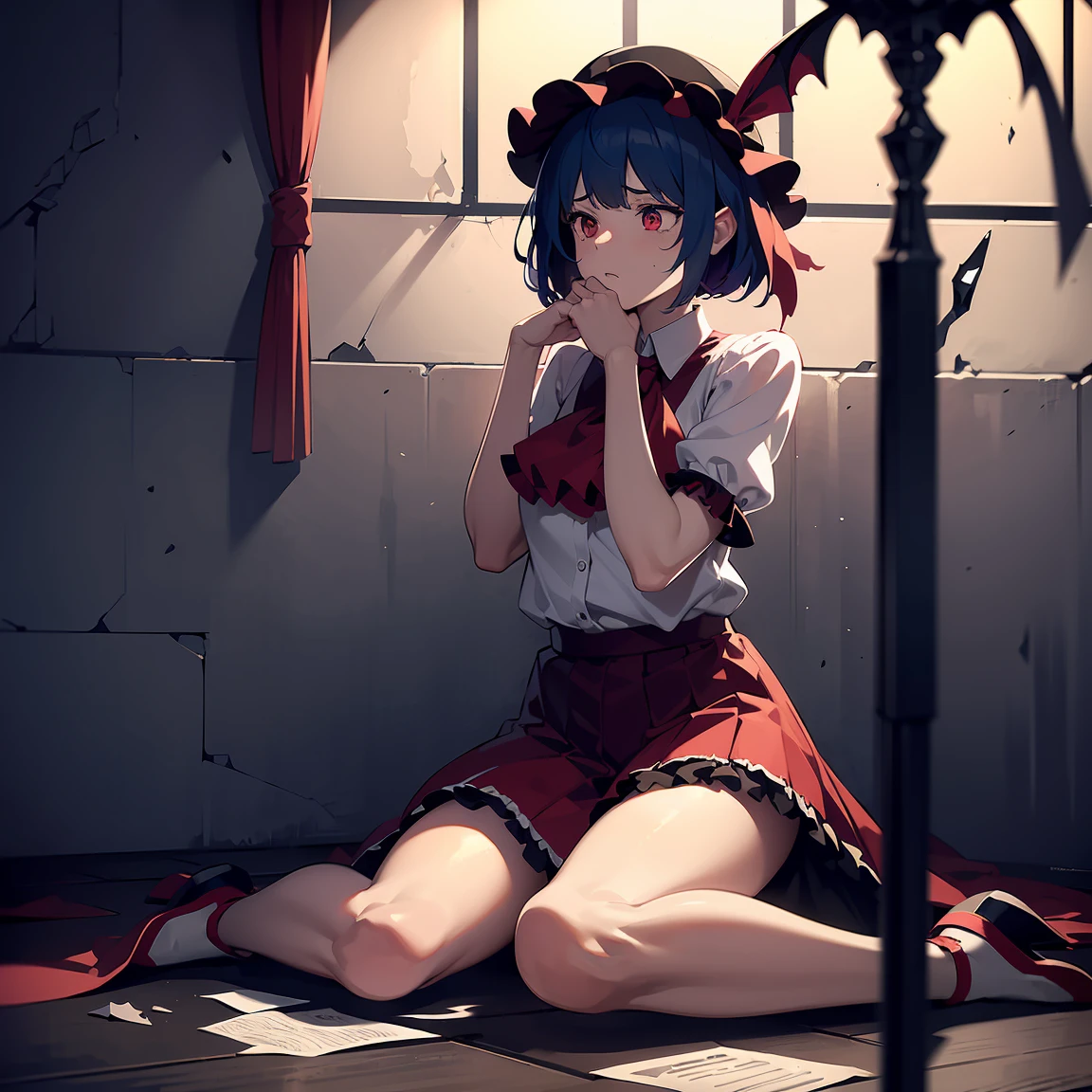 ((masterpiece, best quality)), (1girl), jackochallenge,jackopose, beautiful face, detailed face, top-down_bottom-up, <lora:jackOChallengeShurik_v19:0.9> , full body, short hair, nun in church
