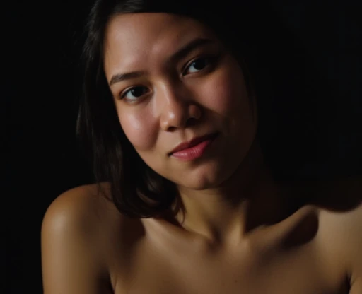 (full-body, editorial photograph of a 16 year old girl), totally naked, joyfully screaming from having strongest deepest orgasm, (highly detailed face:1.4) (smile:0.7) (background inside dark, moody, private study:1.3) POV, by lee jeffries, nikon d850, film stock photograph ,4 kodak portra 400 ,camera f1.6 lens ,rich colors ,hyper realistic ,lifelike texture, dramatic lighting , cinestill 800,