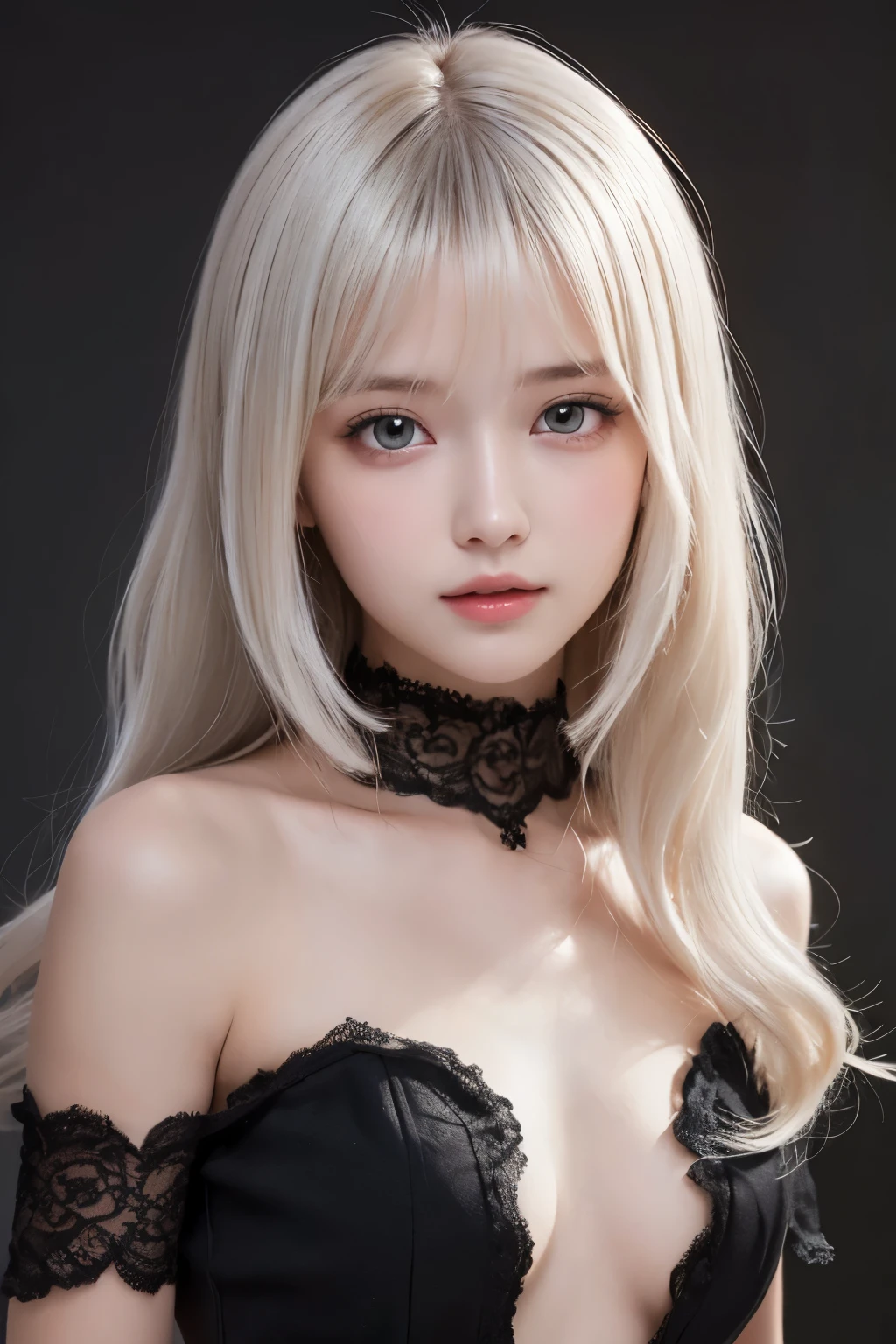 (((fur coat))),((upper body))Extraordinary sexy beauty、beautiful, calm and bright look、Sexy and refreshing look、完璧なbeautifulcute顔、Very bright, Bright Blue Eyes、Twin tails、Long bangs between the eyes、Long platinum blonde straight hair、beautiful facial hair、とてもcute、beautifully、Sexy young tiny woman、非常に完璧なbeautifulcute顔、beautiful clear cute eyes、Real女性、cute,((Small breasts:1.4))、(((Long white hair)))、Earrings、Pink Lip、choker、Real、Sexual、Highest quality、Detailed face、Detailed Background、Depth of written boundary、alone、night,Highest quality、High resolution、超High resolution（Real：1.4）Detailed eyes、Gradation、Perfect anatomical figure、Woman with perfect body、Highly detailed skin、非常にDetailed face、細部までbeautiful目、Background blur、
