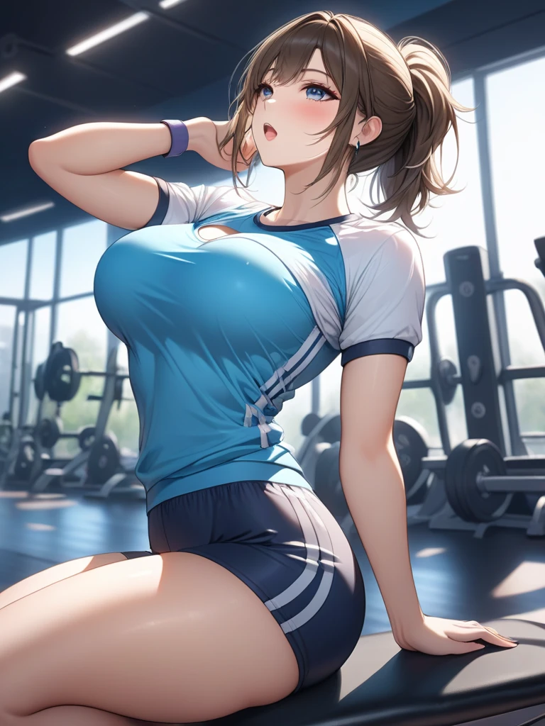 um close up de um desenho animado de uma mulher com uma bunda grande, Chun Li, Chun-Li, Chun - Li, chun li at the gym, Retrato de Chun - Li, Retrato de Chun Li, fofosexyrobutts, sfw version, lit from behind, Curvando, Somente, pose mais forte, Epic Angle and Pose, Ajoelhado!!, cauda grossa