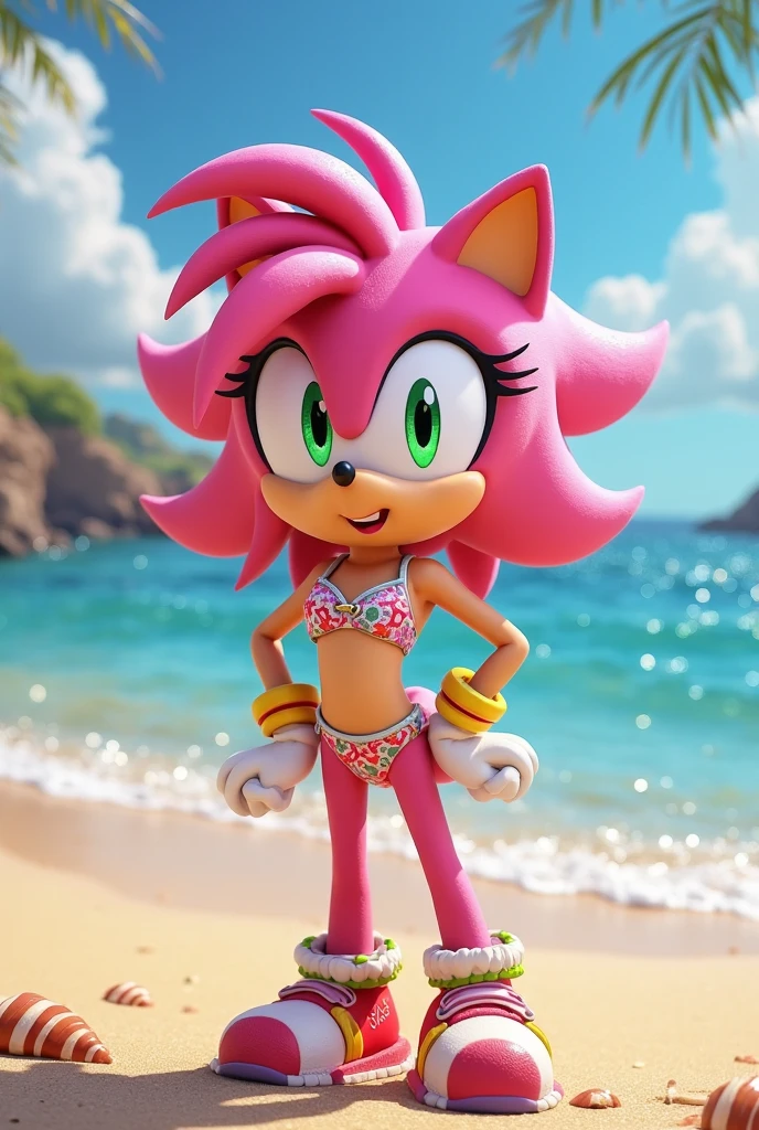 Amy rose en bikini sexual 