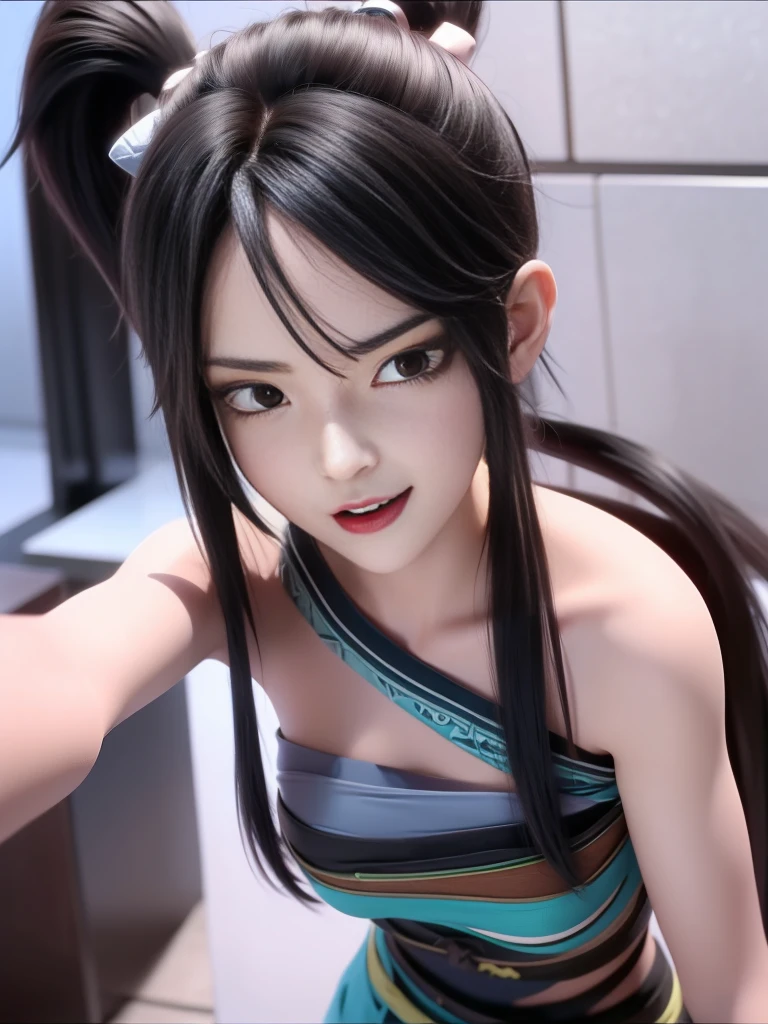 burmese girl, with long hair and hight 170cm, bright eyes, realistic skin and Burmese Custom suite,big breast, 8k realistic mod