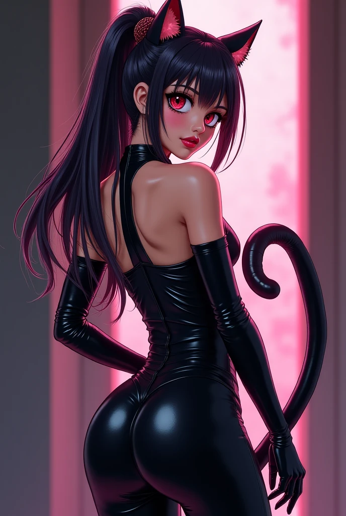 yoruichi with big ass on the back