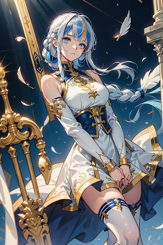 A highly detailed and realistic 3D model of a beautiful anime-styled vtuber, with hyper-realistic facial features, vibrant and expressive eyes, delicate lips, and a charming expression. The model is exquisitely crafted with an impeccable attention to detail, displaying a seamless blend of realistic and stylized elements. Masterfully rendered with a photorealistic sheen, the vtuber model is posed in a dynamic and engaging stance, showcasing a captivating blend of elegance and personality. Intricate textures, high-quality lighting, and a meticulously crafted 3D form come together to create a truly stunning and lifelike virtual character.