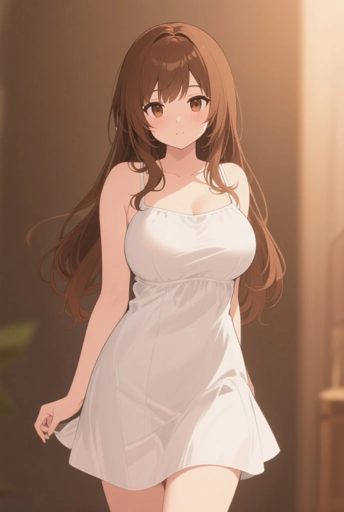 (Highres), (Detailed Illustration), Ultra-Detailed, Ambient Light, Backlighting, Realistic Shadows, Glowing Particles, Light Particles, Digital Art, Soft Light, Soft Lighting, White Light, White Lighting, Reflections, Detailed Face, (Detailed Hair:1.2), Dim Lighting, Indirect Lighting, Reflections, Detailed Face, (Detailed Hair:1.2), (Desaturated:1.4),
(indoors:1.2), looking at viewer,
(1girls:1.4), blush, smile, upper body, against_tree, bare_shoulders, bare_tree, blush, branch, larger breasts, big breasts,brown_eyes, brown_hair, bush, cum, dappled_sunlight, day, foliage, forest, garden, grass, in_tree, ivy, large_breasts, leaf, long_hair, nature, outdoors, palm_tree, panties, park, pine_tree, plant, sitting, sitting_in_tree, sky, smile, solo, thighhighs, tree, tree_shade, under_tree, underwear, white_panties, (dress:1.4),
(<lora:more_details:0.5>), <lora:LoRa_Saya_Kamishiro:.80>,