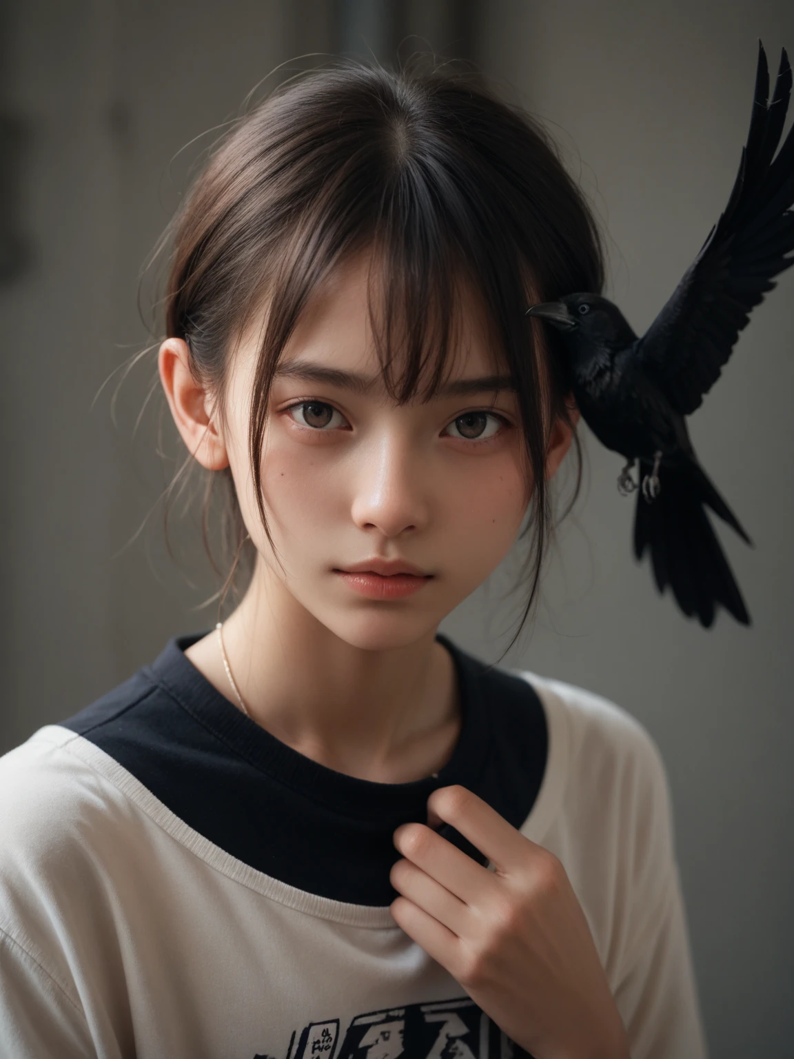 Score_9, Score_8_climb, Score_7_climb, Score_6_climb, Score_5_climb, Score_4_climb, Source_ Anime, Tag 1, Tag 2, Quality_masterpiece, That's right, crow.