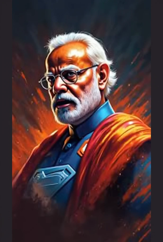 Pm modi superman