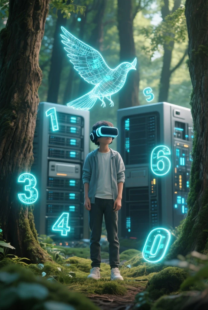 Image of a boy holding the high-quality and unique Wi-Fi symbol