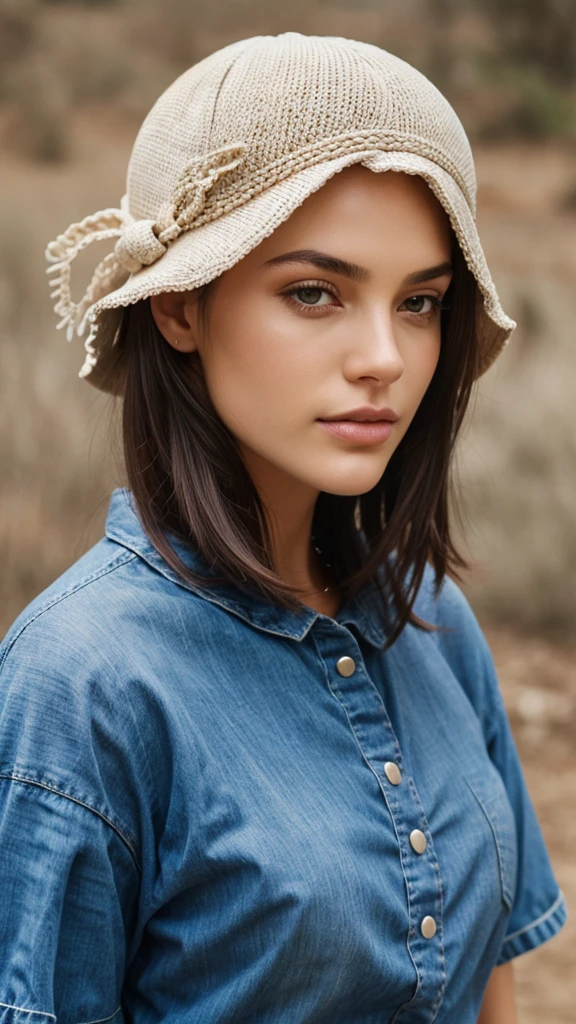 girl with hat